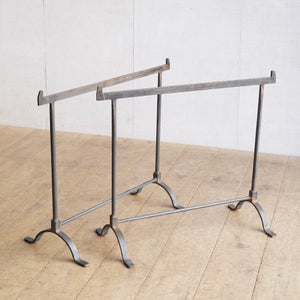 Large Handmade Steel Trestles