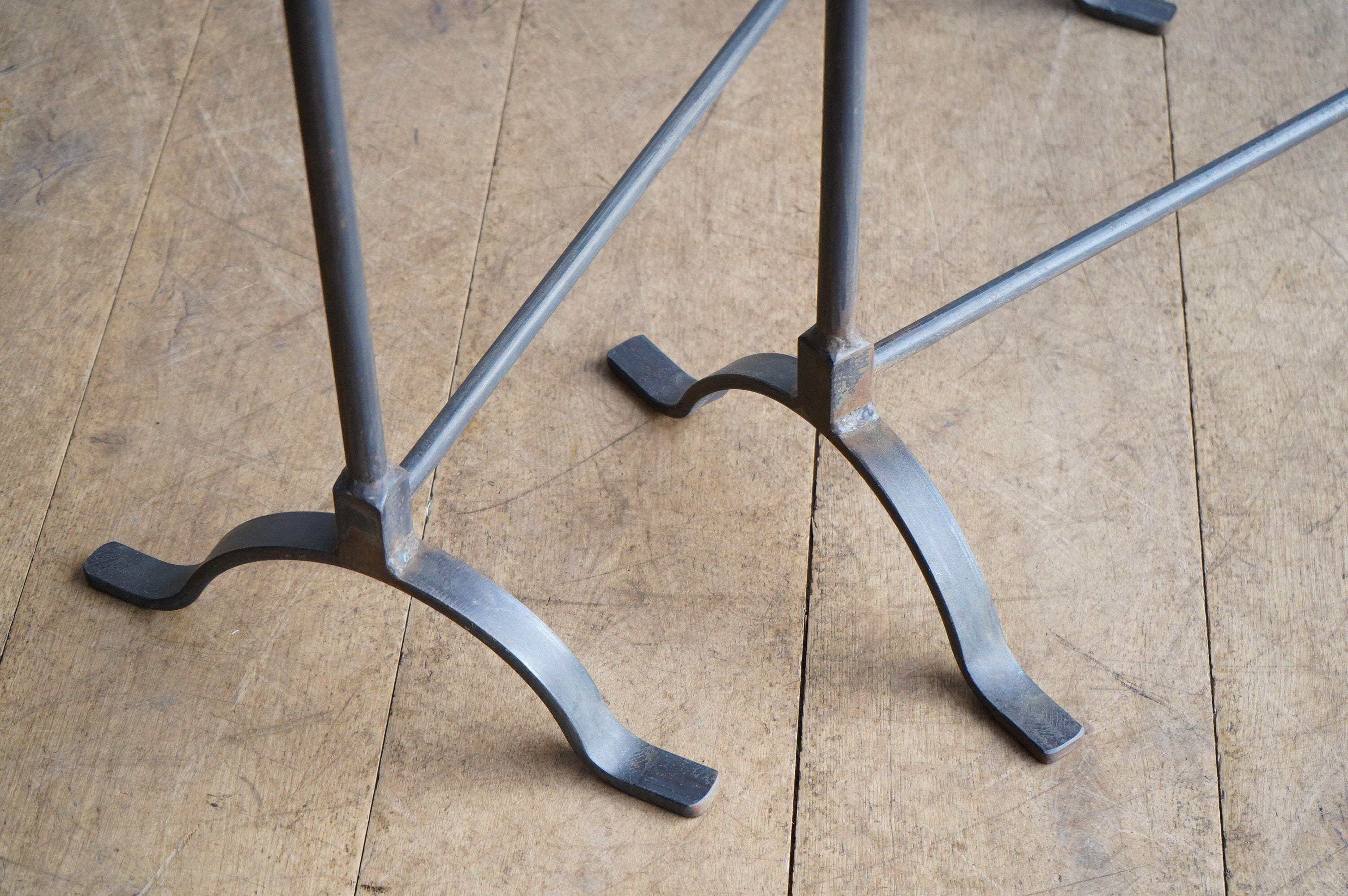 Large Handmade Steel Trestles