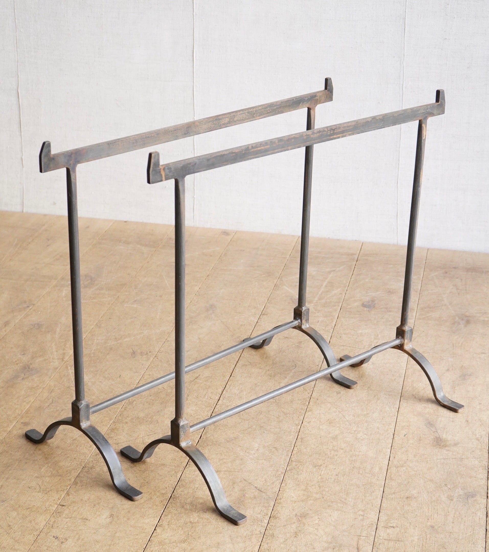 Large Handmade Steel Trestles