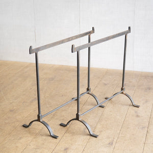 Large Handmade Steel Trestles