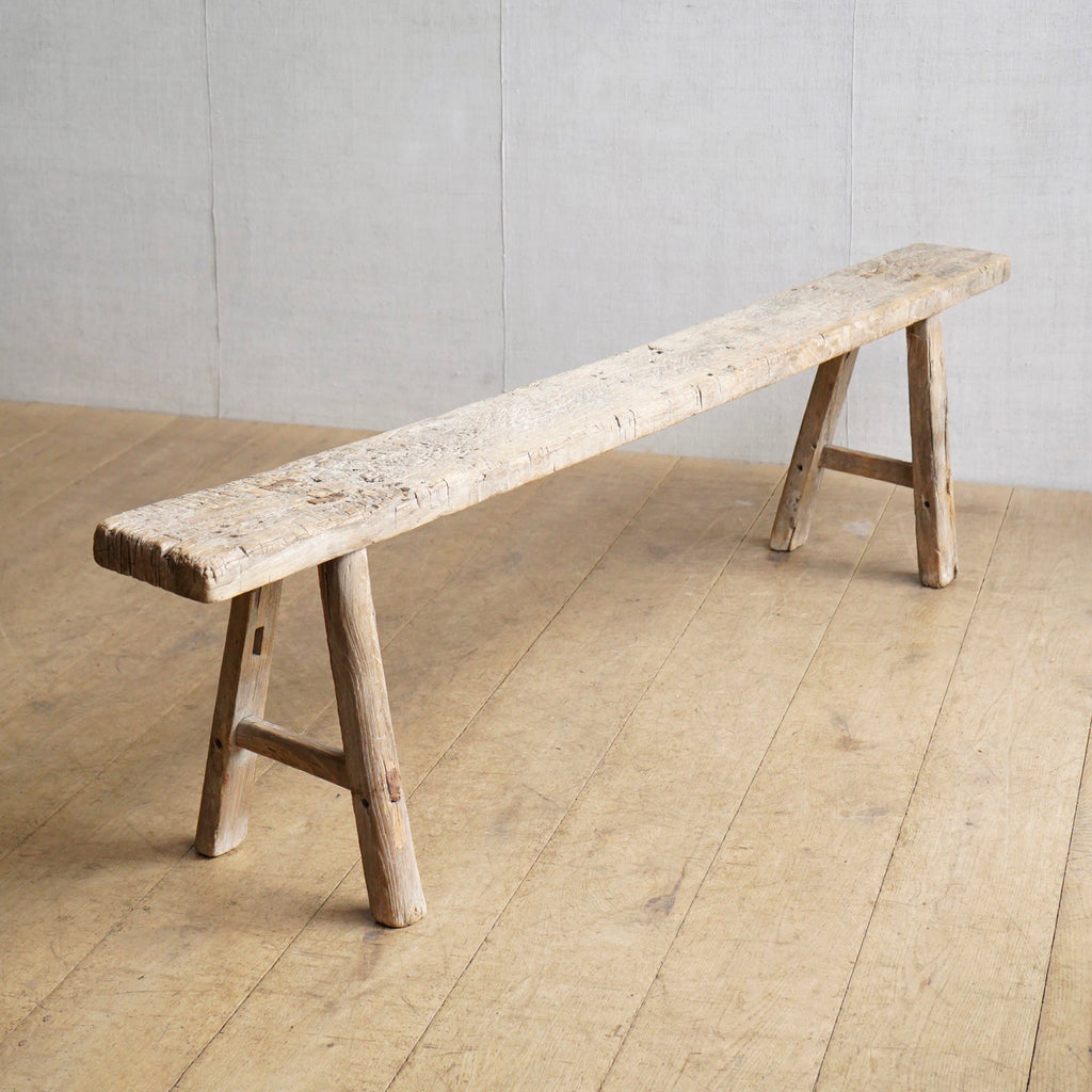 Large Elm Bench