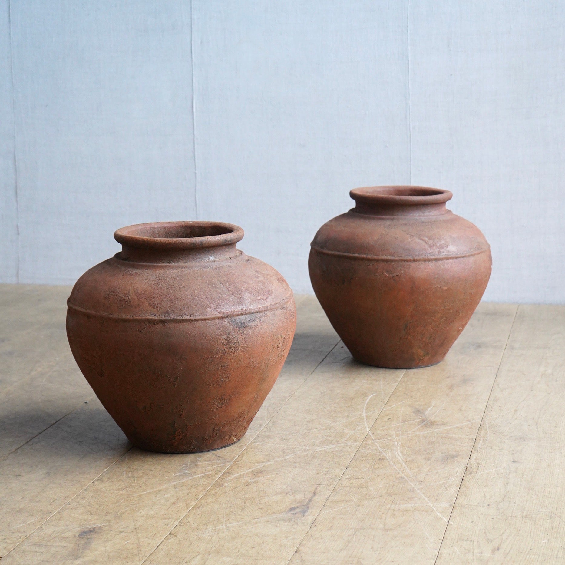 Pair of Terracotta Pots