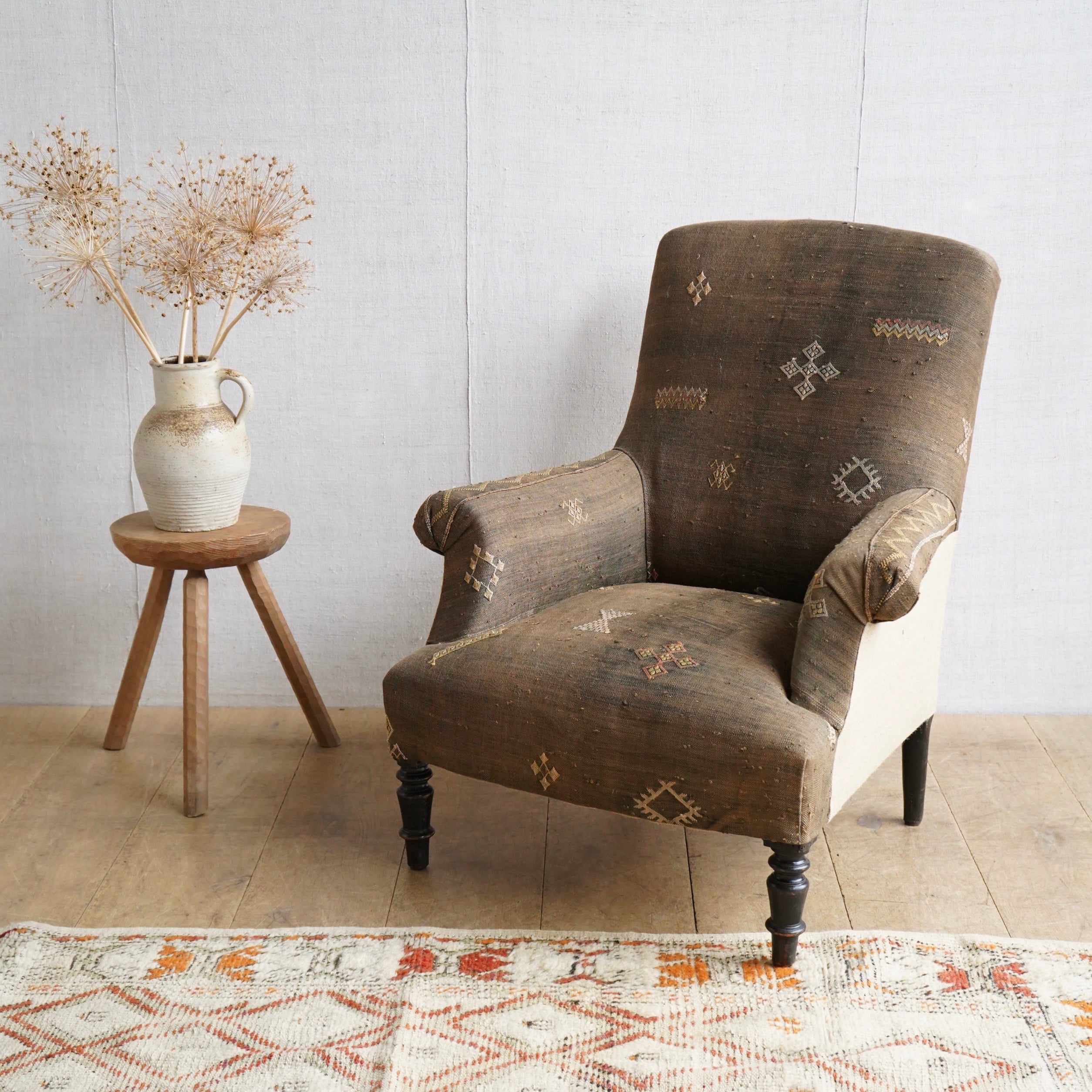 Moroccan Kilim Armchair