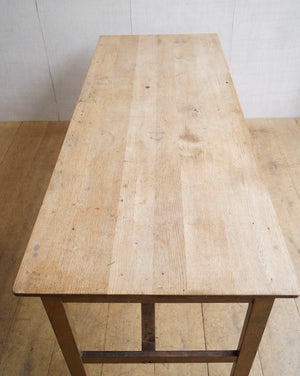 Large Oak Trestle Table