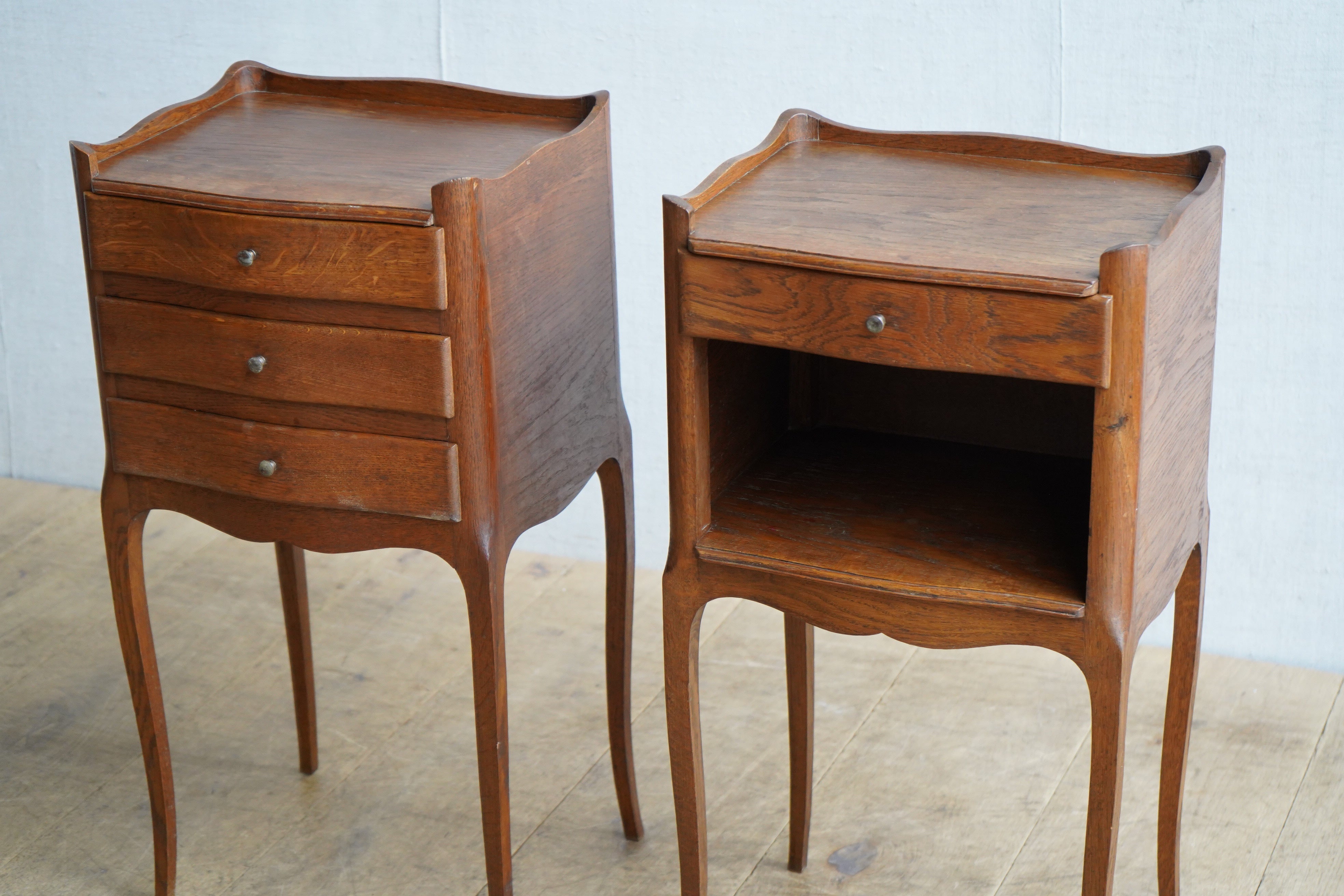 Pair of Oak Bedside Tables