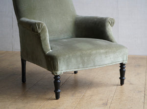 French Square Back Chair