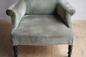 French Square Back Chair