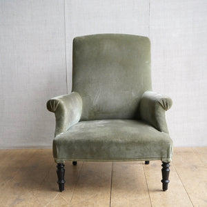 French Square Back Chair