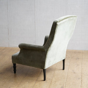 French Square Back Chair