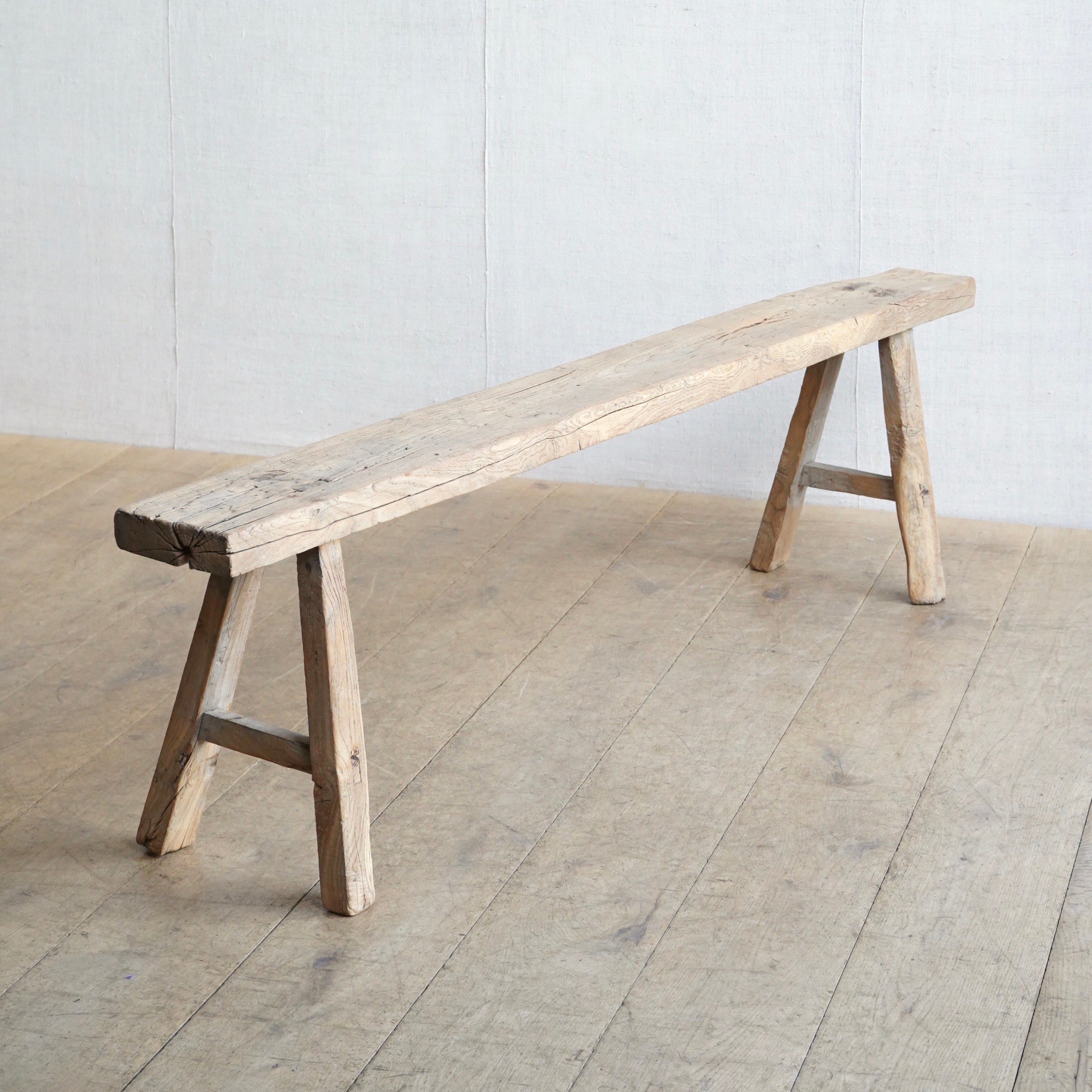 Large Elm Bench