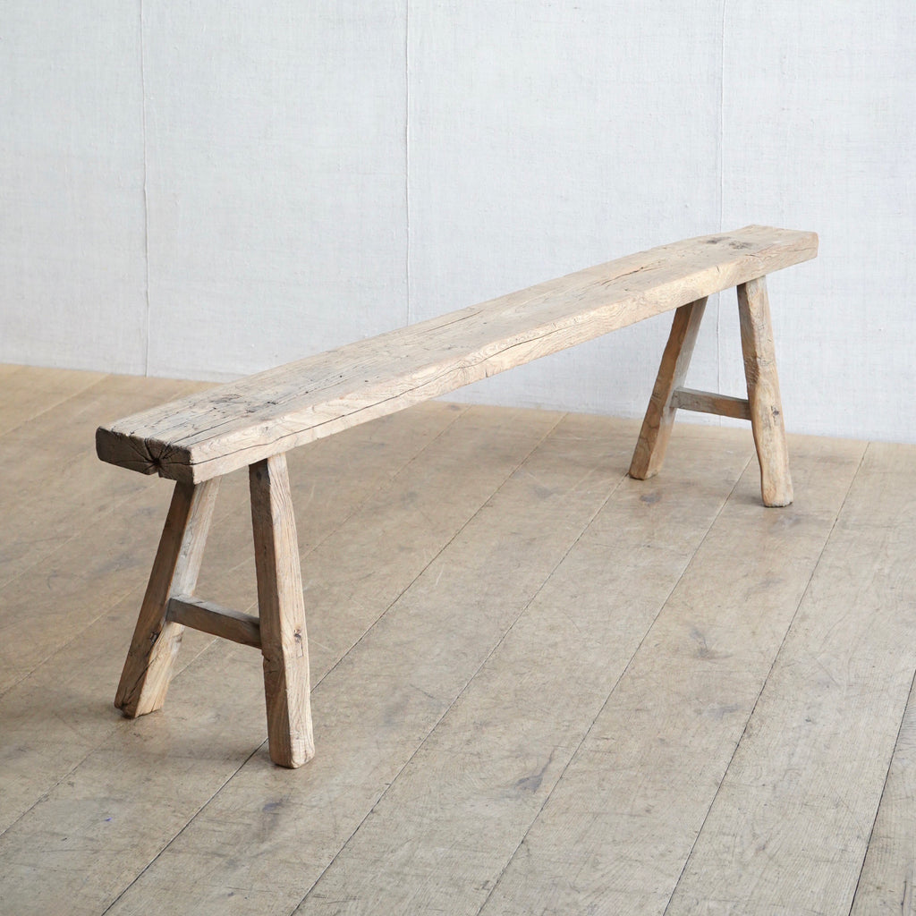 Large Elm Bench