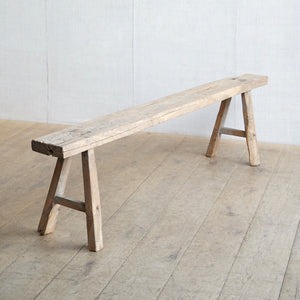 Large Elm Bench