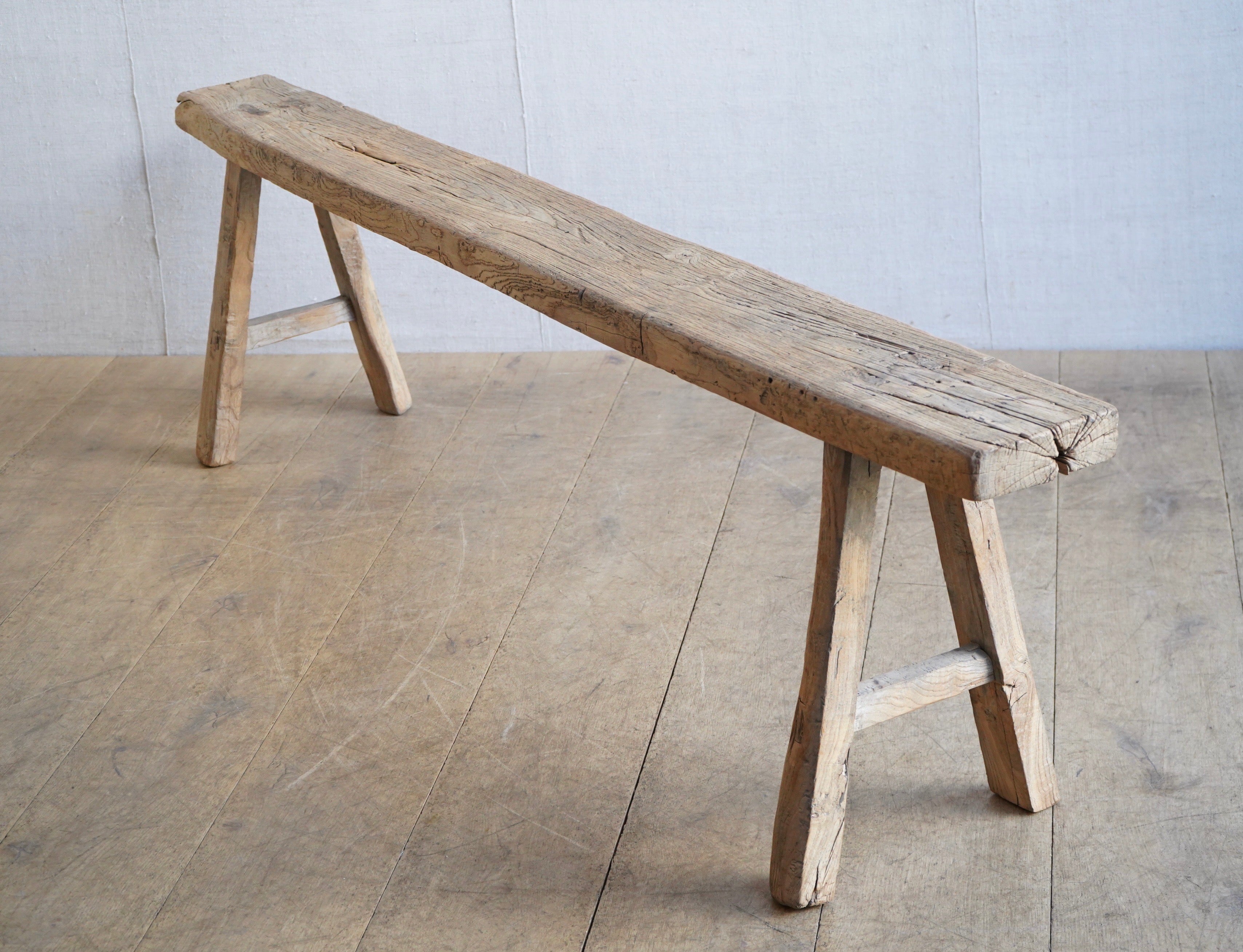 Large Elm Bench