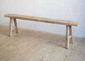 Large Elm Bench
