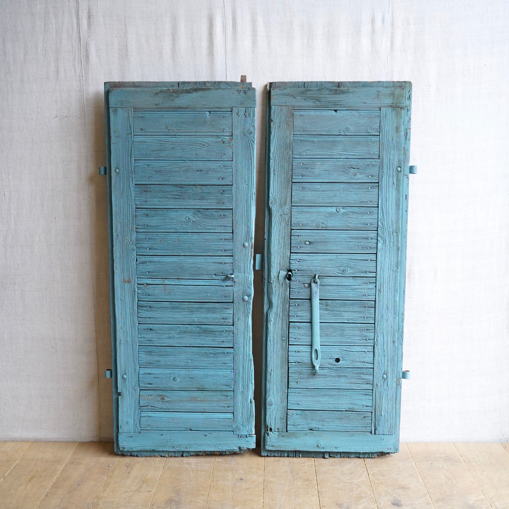 Pair of Blue Shutters