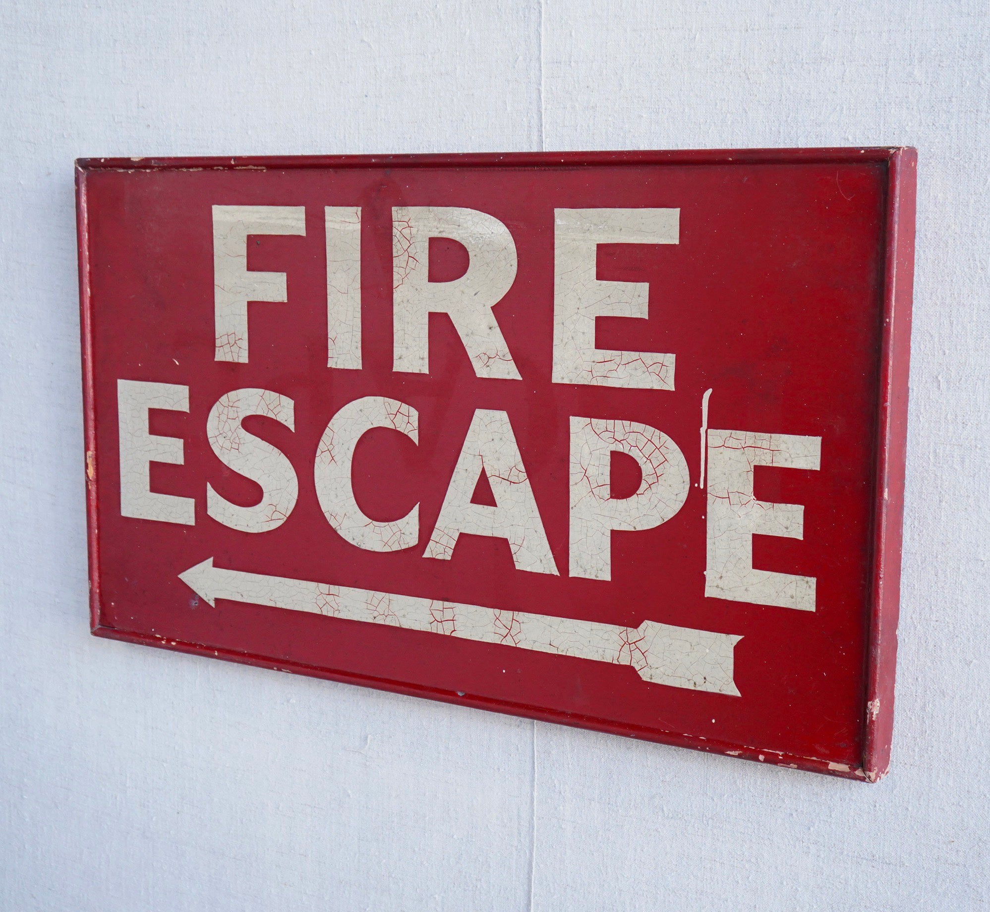 Fire Escape Sign